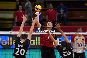 01/09/2023 - germany's christian fromm in action - GERMANY VS SWITZERLAND - EUROVOLLEY MEN - VOLLEY