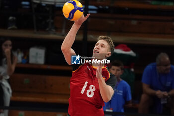 01/09/2023 - germany's floran krage in action - GERMANY VS SWITZERLAND - EUROVOLLEY MEN - VOLLEY