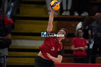 01/09/2023 - germany's johannes tille in action - GERMANY VS SWITZERLAND - EUROVOLLEY MEN - VOLLEY