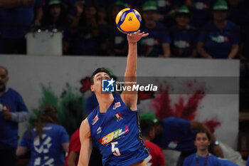 01/09/2023 - italy's alessandro michieletto in action - SERBIA VS ITALY - EUROVOLLEY MEN - VOLLEY