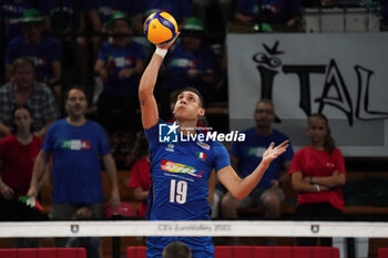 01/09/2023 - italy's roberto russo in action - SERBIA VS ITALY - EUROVOLLEY MEN - VOLLEY