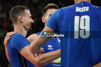 01/09/2023 - italy's rejoices - SERBIA VS ITALY - EUROVOLLEY MEN - VOLLEY