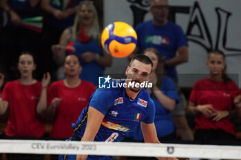 01/09/2023 - italy's simone giannelli in action - SERBIA VS ITALY - EUROVOLLEY MEN - VOLLEY