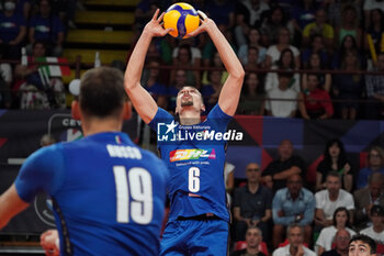 01/09/2023 - italy's simone giannelli in action - SERBIA VS ITALY - EUROVOLLEY MEN - VOLLEY