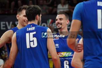 01/09/2023 - italy's simone giannelli rejoices - SERBIA VS ITALY - EUROVOLLEY MEN - VOLLEY