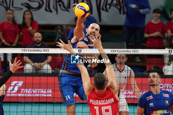 01/09/2023 - italy'sgianluca galassi in action - SERBIA VS ITALY - EUROVOLLEY MEN - VOLLEY