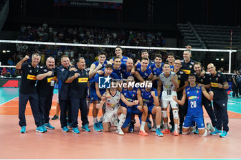 01/09/2023 - italy celebration winner the match - SERBIA VS ITALY - EUROVOLLEY MEN - VOLLEY