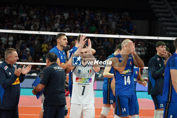 01/09/2023 - italy celebration winner the match - SERBIA VS ITALY - EUROVOLLEY MEN - VOLLEY