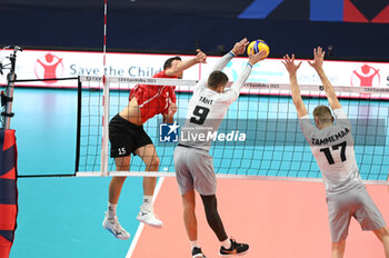 03/09/2023 - Switzerland's Weisigk Julian #15 attack - ESTONIA VS SWITZERLAND - EUROVOLLEY MEN - VOLLEY