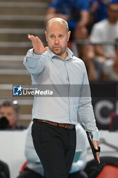 03/09/2023 - Estonia's Head Coach Rikberg Alar - ESTONIA VS SWITZERLAND - EUROVOLLEY MEN - VOLLEY