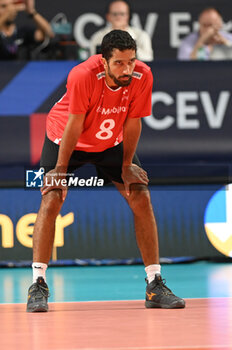 03/09/2023 - Switzerland's Zeller Quentin #8 - ESTONIA VS SWITZERLAND - EUROVOLLEY MEN - VOLLEY