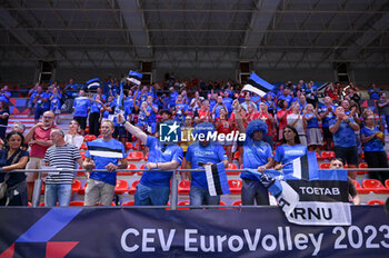 03/09/2023 - Estonia's and Switzerland's supporter - ESTONIA VS SWITZERLAND - EUROVOLLEY MEN - VOLLEY