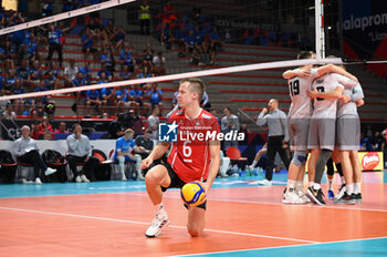 03/09/2023 - Switzerland's Giger Reto #6 - ESTONIA VS SWITZERLAND - EUROVOLLEY MEN - VOLLEY