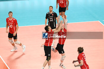 03/09/2023 - Switzerland's team in action - ESTONIA VS SWITZERLAND - EUROVOLLEY MEN - VOLLEY