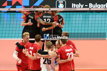 03/09/2023 - Belgium's team and Germany's team - BELGIUM VS GERMANY - EUROVOLLEY MEN - VOLLEY