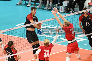 03/09/2023 - Germany's Krick Tobias #21 attac - BELGIUM VS GERMANY - EUROVOLLEY MEN - VOLLEY