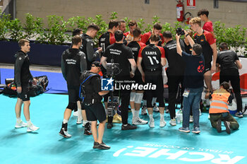 03/09/2023 - Germany's team time out - BELGIUM VS GERMANY - EUROVOLLEY MEN - VOLLEY