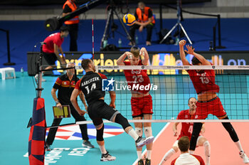 03/09/2023 - Germany's Karlitzek Moritz #14 attack - BELGIUM VS GERMANY - EUROVOLLEY MEN - VOLLEY