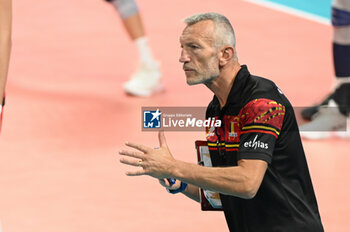 03/09/2023 - Belgium's Head Coach Zanini Emanuele - BELGIUM VS GERMANY - EUROVOLLEY MEN - VOLLEY