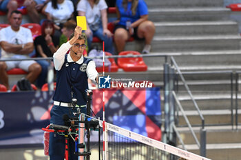 03/09/2023 - Carlos Alberto Robles Garcia (First referee of the match) - BELGIUM VS GERMANY - EUROVOLLEY MEN - VOLLEY