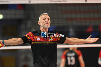 03/09/2023 - Belgium's Head Coach Zanini Emanuele - BELGIUM VS GERMANY - EUROVOLLEY MEN - VOLLEY