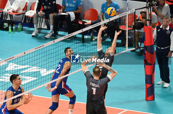 04/09/2023 - Estonia's Keel Markkus #22 dribble - SERBIA VS ESTONIA - EUROVOLLEY MEN - VOLLEY