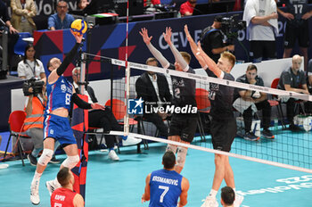 04/09/2023 - Serbia's Ivovic Marko #8 attack - SERBIA VS ESTONIA - EUROVOLLEY MEN - VOLLEY