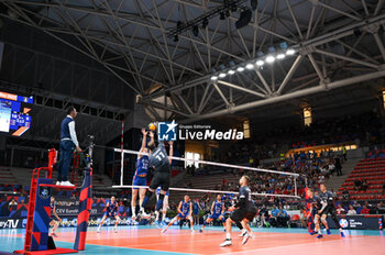 04/09/2023 - Estonia's Venno Oliver #11 attack - SERBIA VS ESTONIA - EUROVOLLEY MEN - VOLLEY