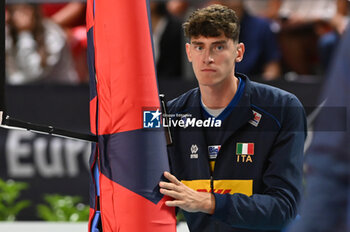 2023-09-04 - Italy's Mosca Leandro #30 portrait - ITALY VS SWITZERLAND - CEV EUROVOLLEY MEN - VOLLEYBALL