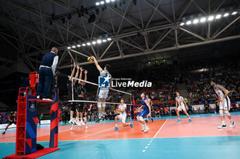 04/09/2023 - Italy's Michieletto Alessandro #5 attack - ITALY VS SWITZERLAND - EUROVOLLEY MEN - VOLLEY