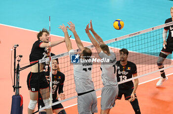 05/09/2023 - Belgium's Reggers Ferre #23 attack - BELGIUM VS ESTONIA - EUROVOLLEY MEN - VOLLEY