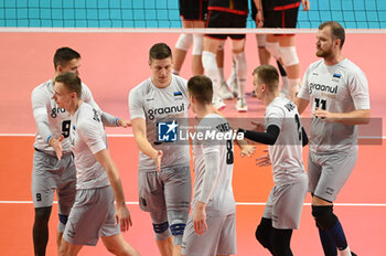 2023-09-05 - Estonia's team - BELGIUM VS ESTONIA - CEV EUROVOLLEY MEN - VOLLEYBALL