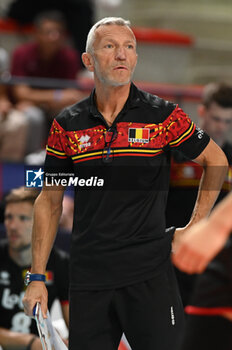 2023-09-05 - Belgium's Head Coach Zanini Emanuele - BELGIUM VS ESTONIA - CEV EUROVOLLEY MEN - VOLLEYBALL