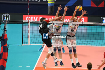2023-09-06 - Germany's Rohrs Erik #19 attack - GERMANY VS ITALY - CEV EUROVOLLEY MEN - VOLLEYBALL