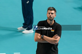 2023-09-06 - Germany's Head Coach Winiarski Michal - GERMANY VS ITALY - CEV EUROVOLLEY MEN - VOLLEYBALL