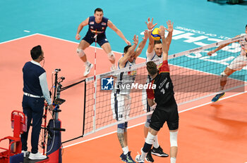 2023-09-06 - Germany's Rohrs Erik #19 attack - GERMANY VS ITALY - CEV EUROVOLLEY MEN - VOLLEYBALL
