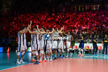 2023-09-06 - Italy's players take to the volleyball court - GERMANY VS ITALY - CEV EUROVOLLEY MEN - VOLLEYBALL