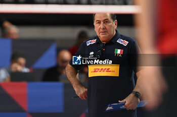 2023-09-06 - Italy's Head Coach De Giorgi Ferdinando - GERMANY VS ITALY - CEV EUROVOLLEY MEN - VOLLEYBALL