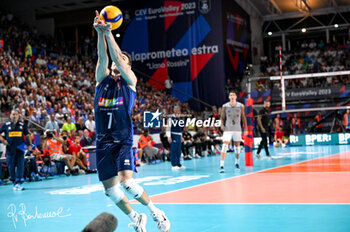 06/09/2023 - Italy's Balaso Fabio #7 - GERMANY VS ITALY - EUROVOLLEY MEN - VOLLEY