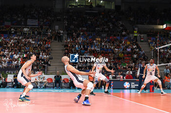 2023-09-06 - Italy's Sbertoli Riccardo #8 receiver - GERMANY VS ITALY - CEV EUROVOLLEY MEN - VOLLEYBALL