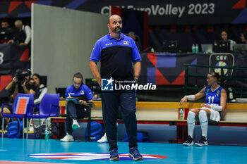 2023-08-16 - Ljubicic Stevan Head Coach of Bosnia-Herzegovina during CEV EuroVolley 2023 women Final Round Pool B volleyball match between Switzerland and Bosnia-Herzegovina at Arena di Monza, Monza, Italy on August 16, 2023 - CEV EUROVOLLEY 2023 - WOMEN - SWITZERLAND VS BOSNIA & HERZEGOVINA - INTERNATIONALS - VOLLEYBALL