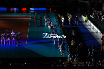 2023-08-18 - Itay players during CEV EuroVolley 2023 women Final Round Pool B volleyball match between Italy and Zwitzerland at Arena di Monza, Monza, Italy on August 18, 2023 - CEV EUROVOLLEY 2023 - WOMEN - ITALY VS SWITZERLAND - INTERNATIONALS - VOLLEYBALL