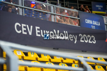 2023-08-21 - during CEV EuroVolley 2023 match between Croatia and Switzerland on 21 August 2023 at Pala Gianni Asti, Turin Italy. Photo Nderim KACELI - CEV EUROVOLLEY 2023 - WOMEN - CROATIA VS SWITZERLAND - INTERNATIONALS - VOLLEYBALL