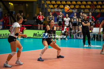 2023-08-21 - Julie Lengweiler of Switzerland during CEV EuroVolley 2023 match between Croatia and Switzerland on 21 August 2023 at Pala Gianni Asti, Turin Italy. Photo Nderim KACELI - CEV EUROVOLLEY 2023 - WOMEN - CROATIA VS SWITZERLAND - INTERNATIONALS - VOLLEYBALL