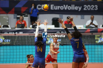 2023-08-22 - Maria Yordanova of Bulgaria during the CEV EuroVolley 2023 match between the national teams of Romania and Bulgaria, on 22 August 2023 at pala Giani Asti Turin Italy. Photo Nderim KACELI - CEV EUROVOLLEY 2023 - WOMEN - BULGARIA VS ROMANIA - INTERNATIONALS - VOLLEYBALL