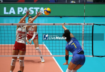 2023-08-22 - Lenke Elisabet Inneh of Romania during the CEV EuroVolley 2023 match between the national teams of Romania and Bulgaria, on 22 August 2023 at pala Giani Asti Turin Italy. Photo Nderim KACELI - CEV EUROVOLLEY 2023 - WOMEN - BULGARIA VS ROMANIA - INTERNATIONALS - VOLLEYBALL