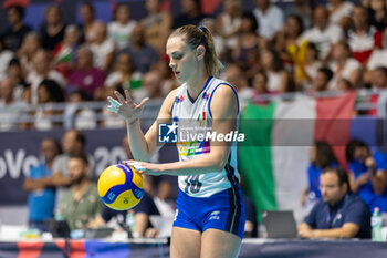 2023-08-23 - SQUARCINI Federica (Italy) at service - CEV EUROVOLLEY 2023 - WOMEN - ITALY VS CROATIA - INTERNATIONALS - VOLLEYBALL