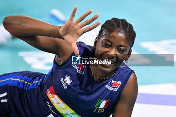 2023-08-26 - Myriam Fatime Sylla of Italy - CEV EUROVOLLEY 2023 - WOMEN - EIGHT FINAL - ITALY VS SPAIN - INTERNATIONALS - VOLLEYBALL