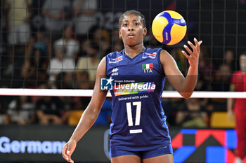 2023-08-26 - Myriam Fatime Sylla of Italy - CEV EUROVOLLEY 2023 - WOMEN - EIGHT FINAL - ITALY VS SPAIN - INTERNATIONALS - VOLLEYBALL