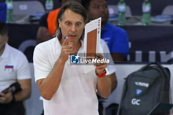 2023-09-14 - Gheorghe Cretu (SLO) during the CEV Eurovolley 2023 semifinal match between Slovenia vs Poland, Palazzo dello Sport in Rome, Italy, on September 14, 2023. - SEMIFINAL - POLAND VS SLOVENIA - CEV EUROVOLLEY MEN - VOLLEYBALL